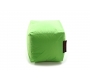 Pouf design carr&eacute; vert anis CUBAG  