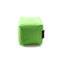 Pouf design carr&eacute; vert anis CUBAG  
