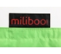 Pouf design polyester vert anis SMALL MILIBAG