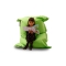 Pouf design polyester vert anis SMALL MILIBAG