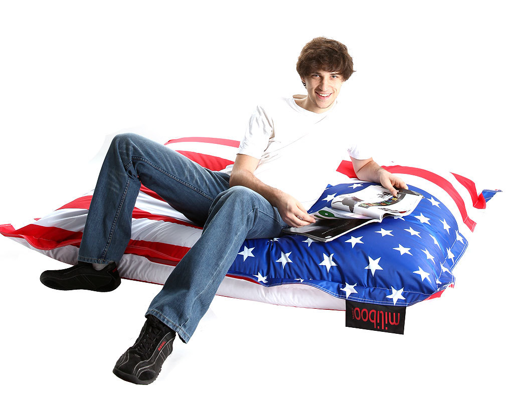 Pouf g&eacute;ant design am&eacute;ricain BIG MILIBAG