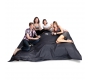 Pouf g&eacute;ant design polyester gris FAMILY MILIBAG 