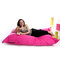 Pouf g&eacute;ant design polyester rose BIG MILIBAG