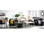 Pouf / repose pied Club cuir marron