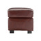Pouf / repose pied Club cuir marron clair