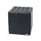 Pouf / repose pieds moderne noir Cosmo