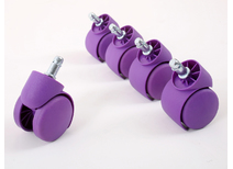Roulettes violettes