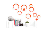 Stickers muraux 3D oranges BUBBLES