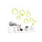 Stickers muraux 3D verts BUBBLES