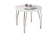Table &agrave; manger design blanche OLENA