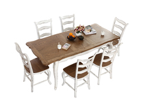 Table &agrave; manger extensible ch&ecirc;ne baroque SOFIA