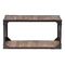 Table basse bois massif et m&eacute;tal industrielle ATELIER