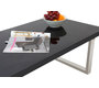 Table basse design laqu&eacute;e noire HALIFAX