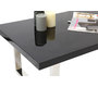 Table basse design laqu&eacute;e noire HALIFAX