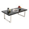Table basse design laqu&eacute;e noire HALIFAX
