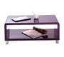 Table basse design laqu&eacute;e violette ROXY