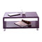 Table basse design laqu&eacute;e violette ROXY