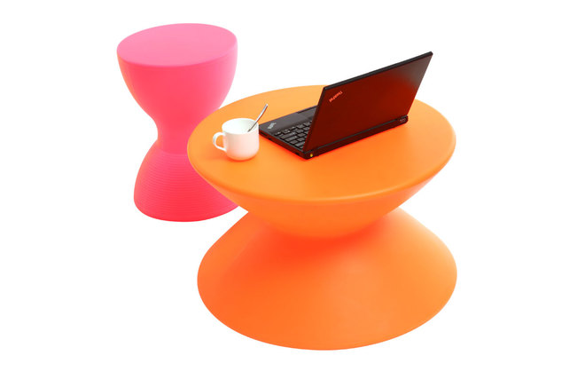 Table basse design orange IDA