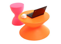 Table basse design orange IDA