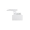 Table basse design r&eacute;glable blanche avec rangement LOLA