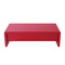 Table basse design relevable laqu&eacute;e rouge LOLA