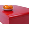 Table basse design relevable laqu&eacute;e rouge LOLA