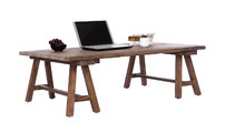 Table basse industrielle bois ANTIQUA