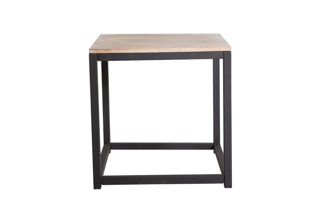 Table basse industrielle bois m&eacute;tal FACTORY