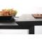 Table basse noire 2 &eacute;tag&egrave;res 