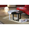Table basse ronde noire et blanche DOMINO