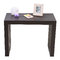 Table console extensible chocolat CALEB