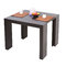 Table console extensible chocolat CALEB