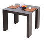 Table console extensible chocolat CALEB