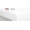 Table console extensible laqu&eacute;e blanche CALEB