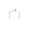 Table console extensible laqu&eacute;e blanche CALEB