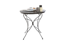 Table d'appoint baroque noir VENEZIA