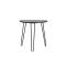 Table d'appoint design noire LAKEA
