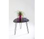 Table d'appoint design noire LAKEA