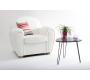Table d'appoint design noire LAKEA