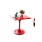 Table d'appoint design rouge LUNA