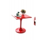 Table d'appoint design rouge LUNA