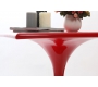 Table d'appoint design rouge LUNA
