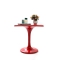 Table d'appoint design rouge LUNA