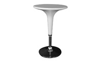 Table de bar design blanche ronde John