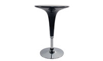 Table de bar noire design ronde John