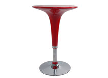 Table de bar rouge design ronde John