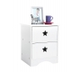 Table de chevet enfant blanche ETOILE