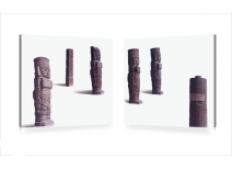 Tableau contemporain Stones (lot de 2)