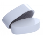 Tables basses design galets laqu&eacute;es blanches CAMILLE (lot de 2)