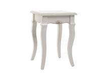Tabouret baroque blanc BIANCA